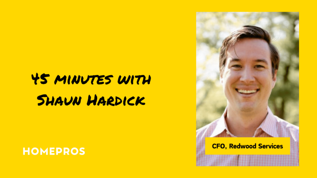 45 minutes with Redwood Services CFO Shaun Hardick