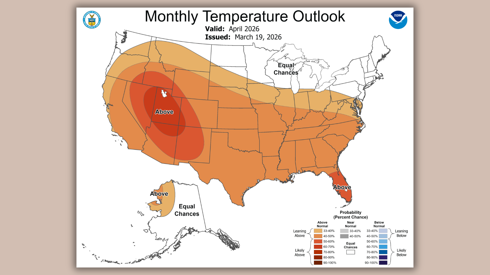Temperature map
