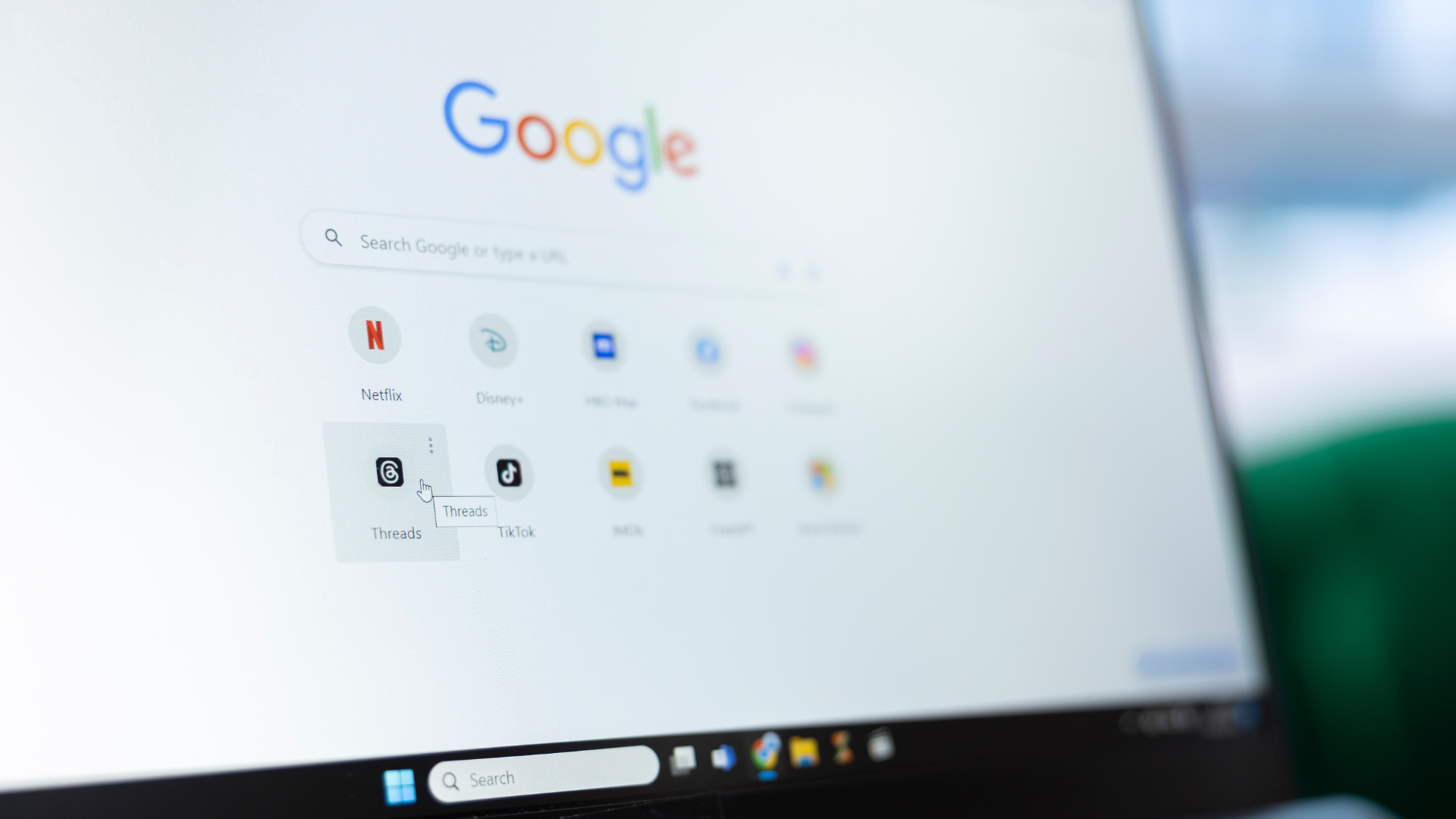 computer screen